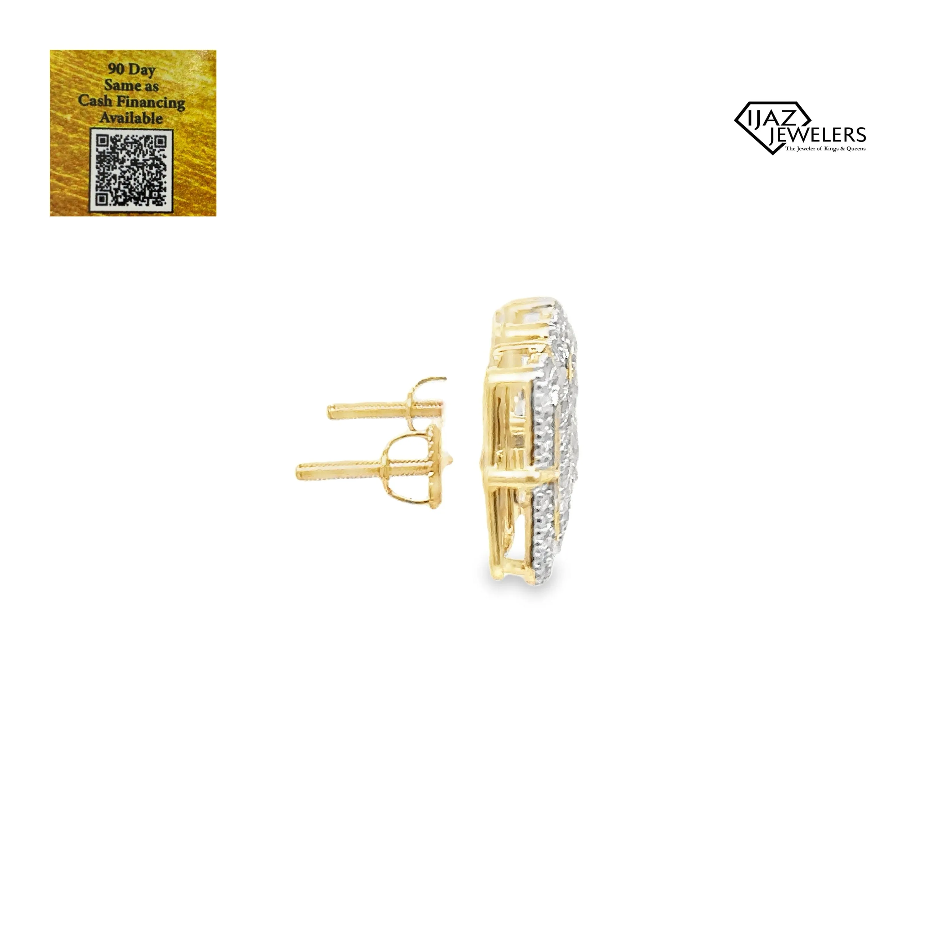 10K Gold 0.56 CTW Diamond Earrings