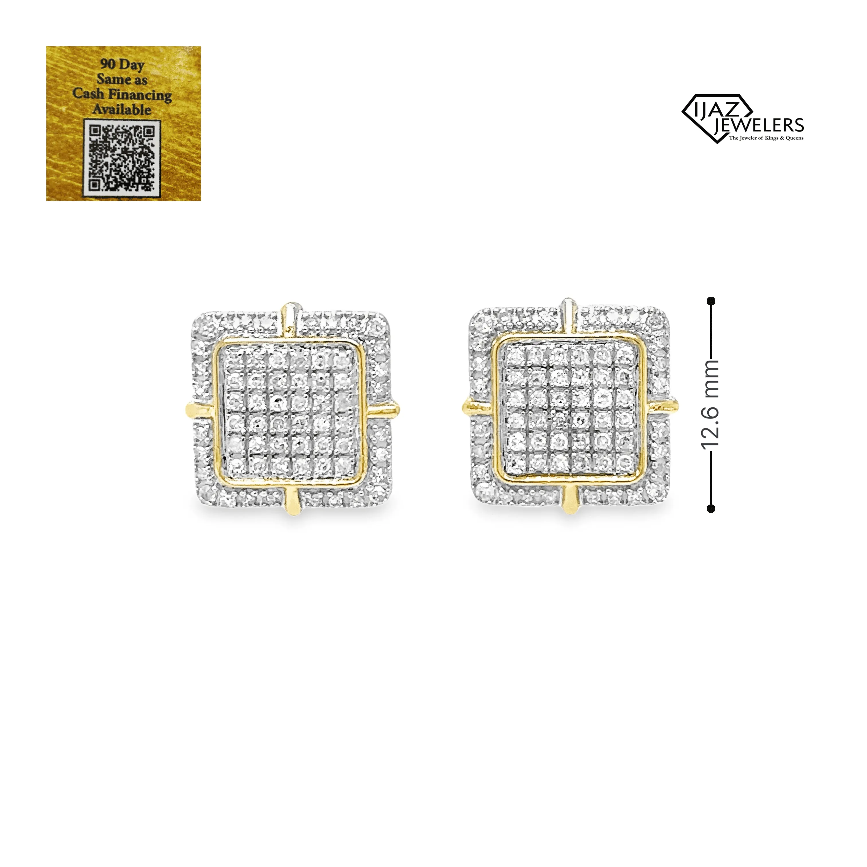 10K Gold 0.56 CTW Diamond Earrings