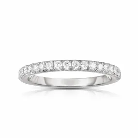 1/2 Way French Cut Diamond Band