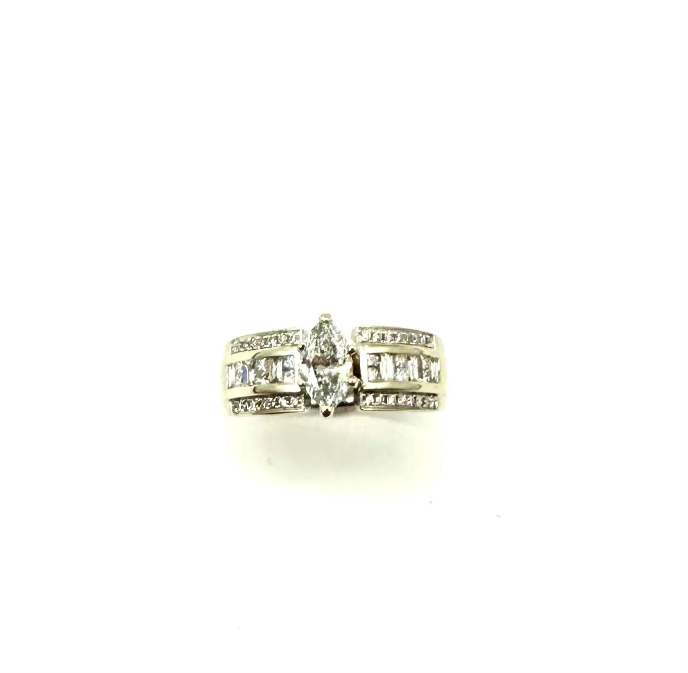 1.70 Ctw Marquise Diamond Wedding Ring