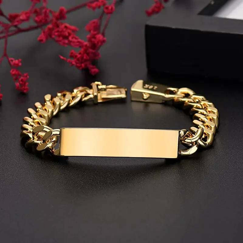 18K Gold Chain Bracelets