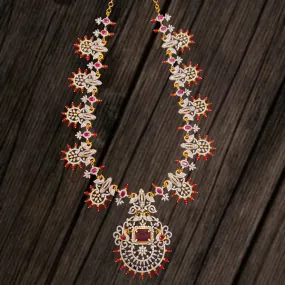 American Diamond Necklace By Asp Fashion Jewellery