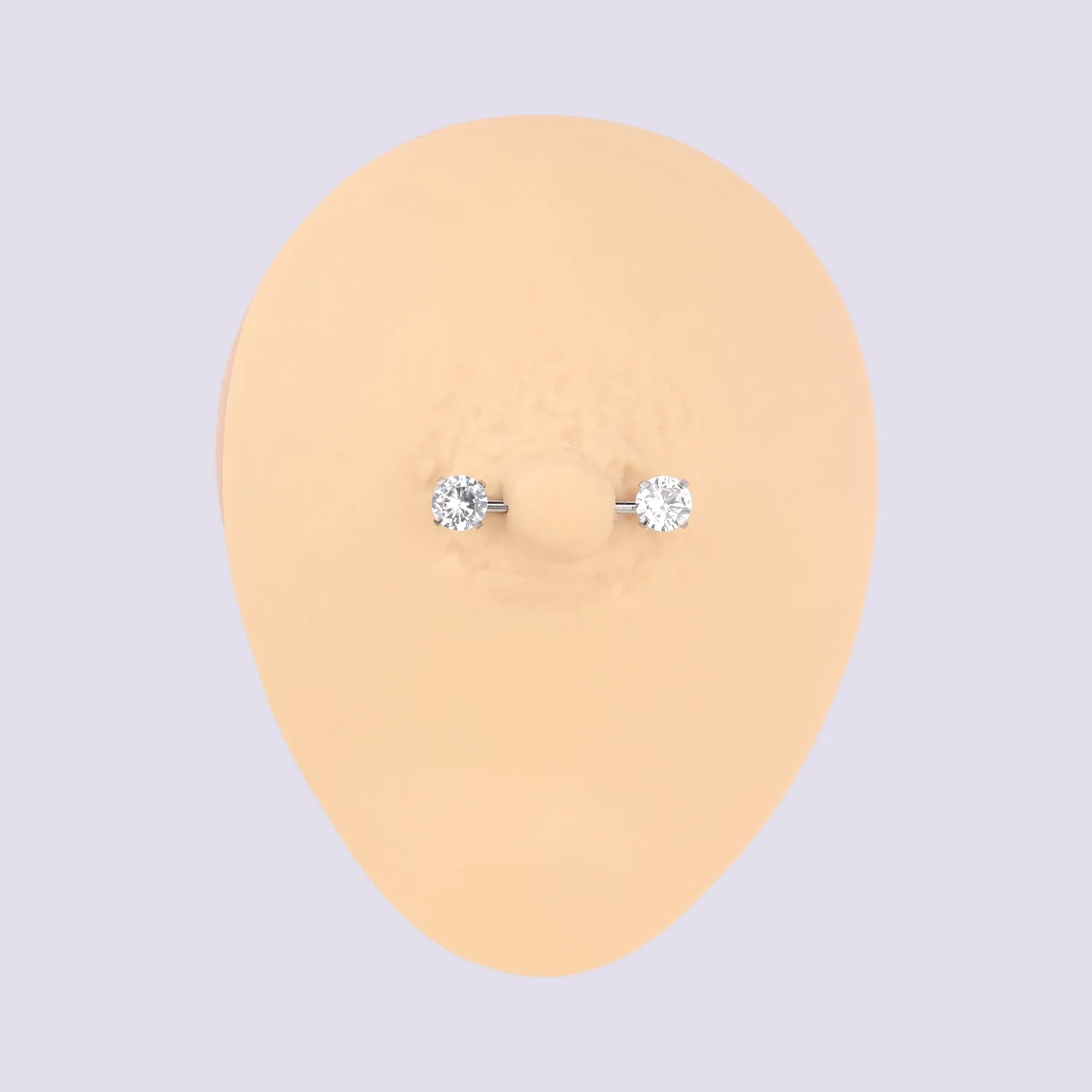 Basic Gem Nipple Rings