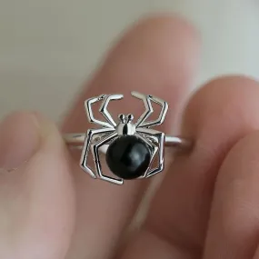 Black Spider Ring