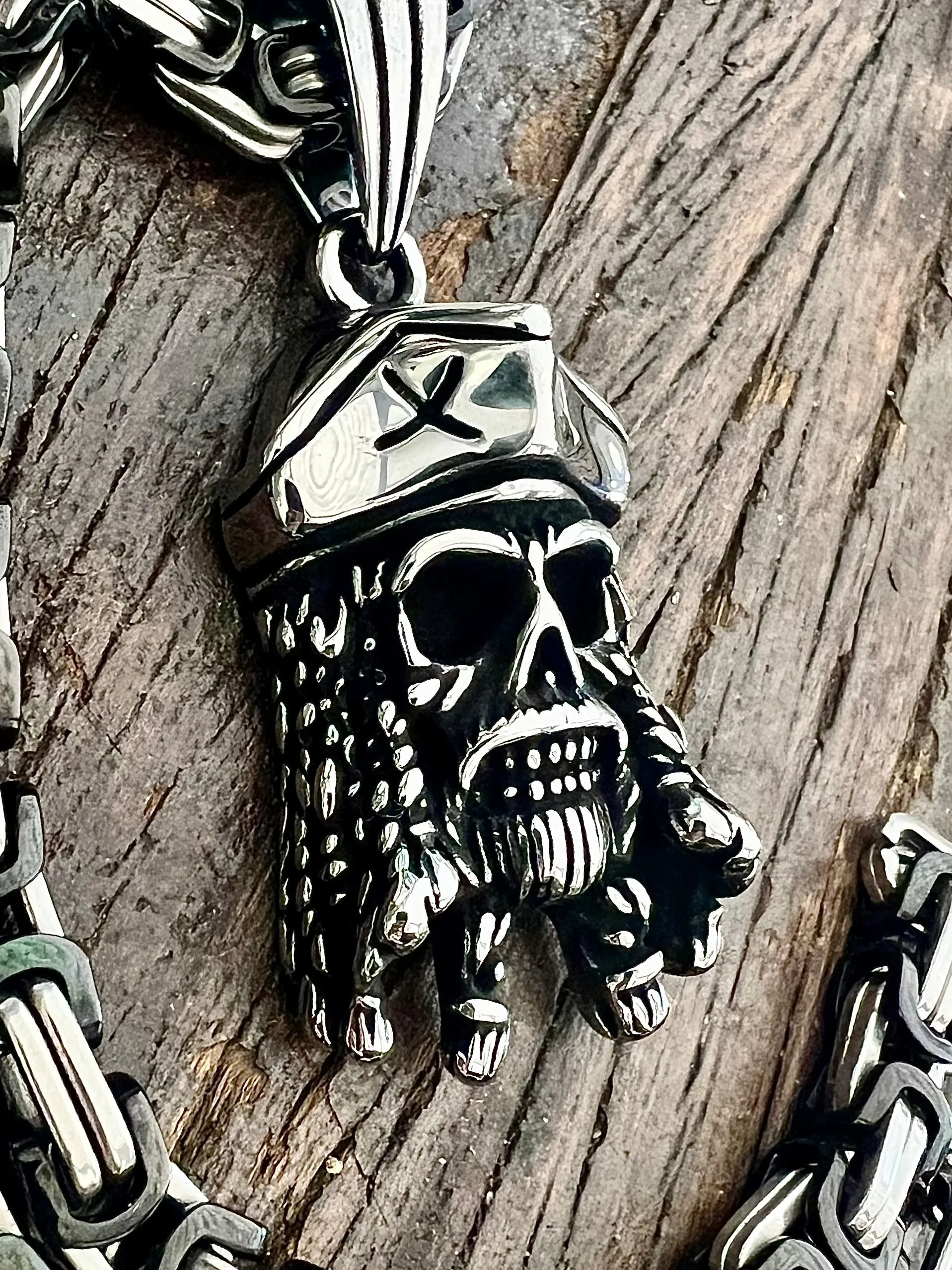 Bone Crusher - Pirate Pendant - Necklace (836)