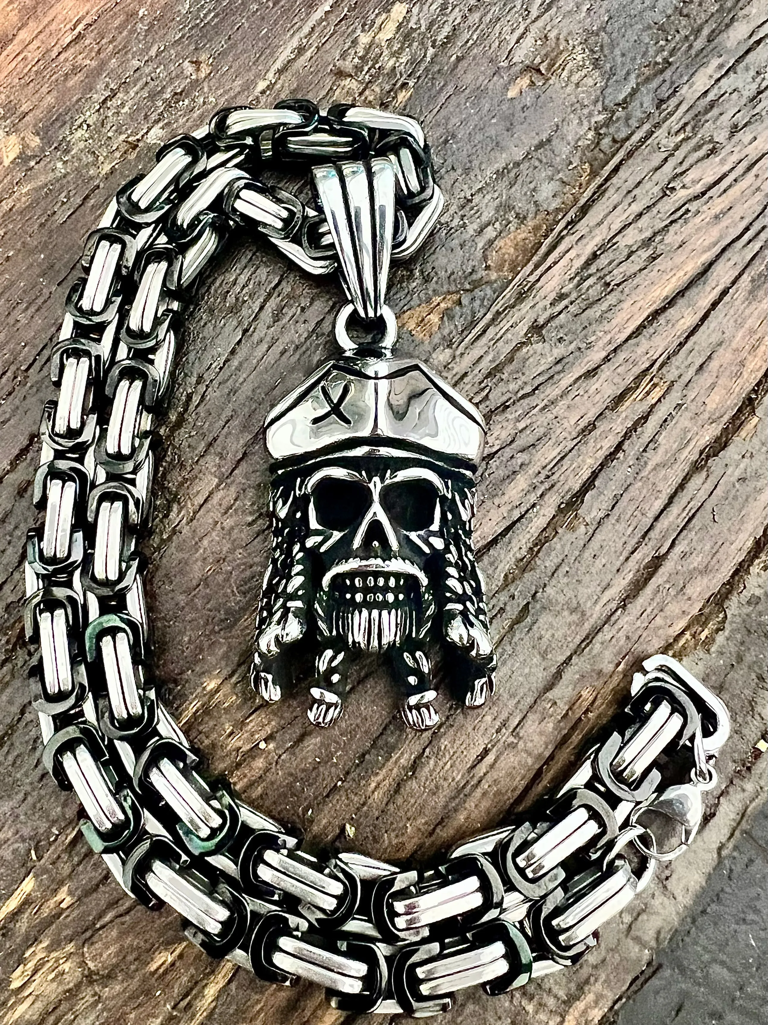 Bone Crusher - Pirate Pendant - Necklace (836)