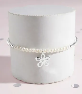 Bridal Pearl Bracelet - Lovely Flower Girl