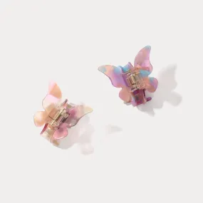 Butterfly Colorblock Claw Clips