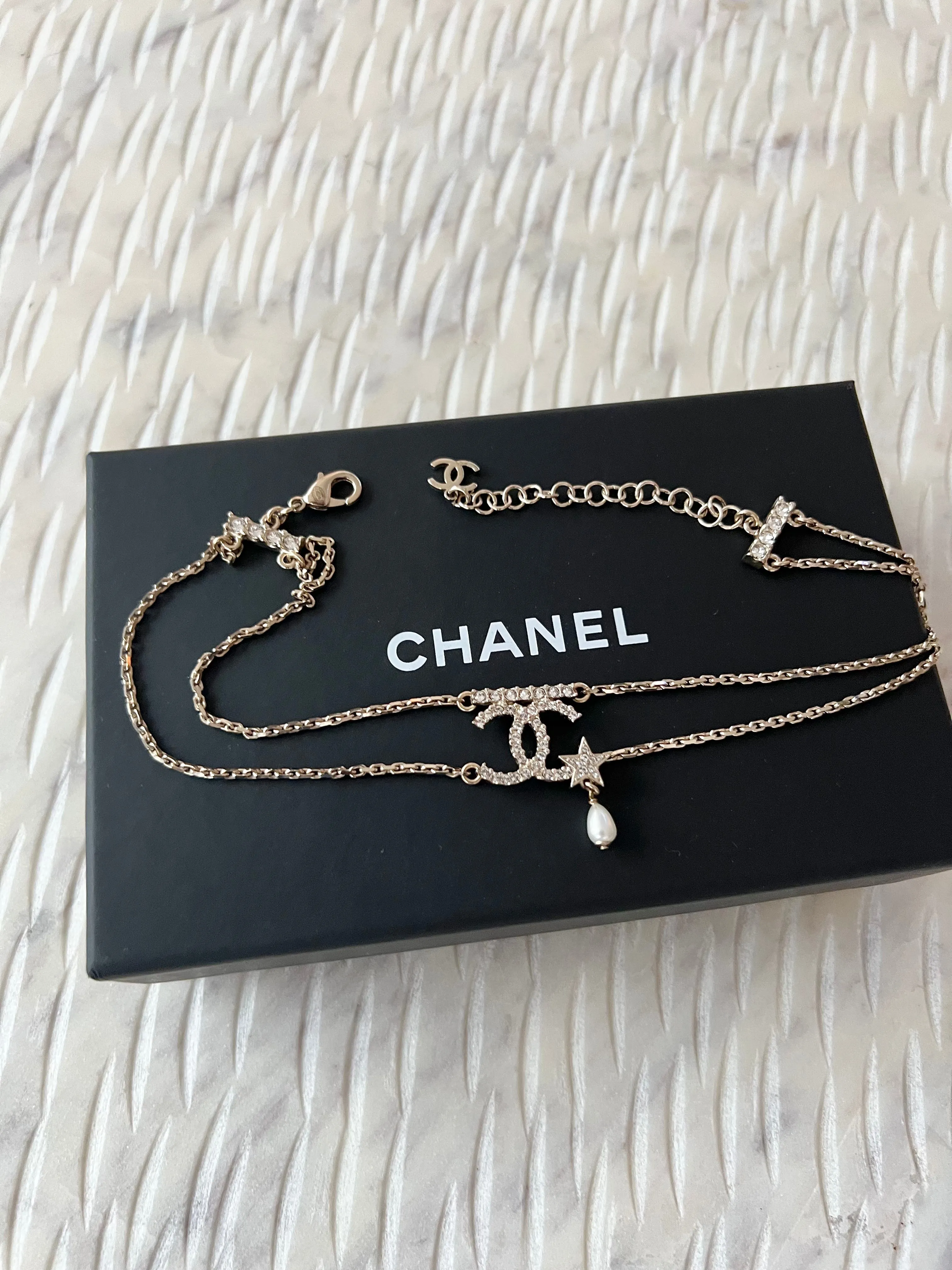 Chanel CC Crystal Choker