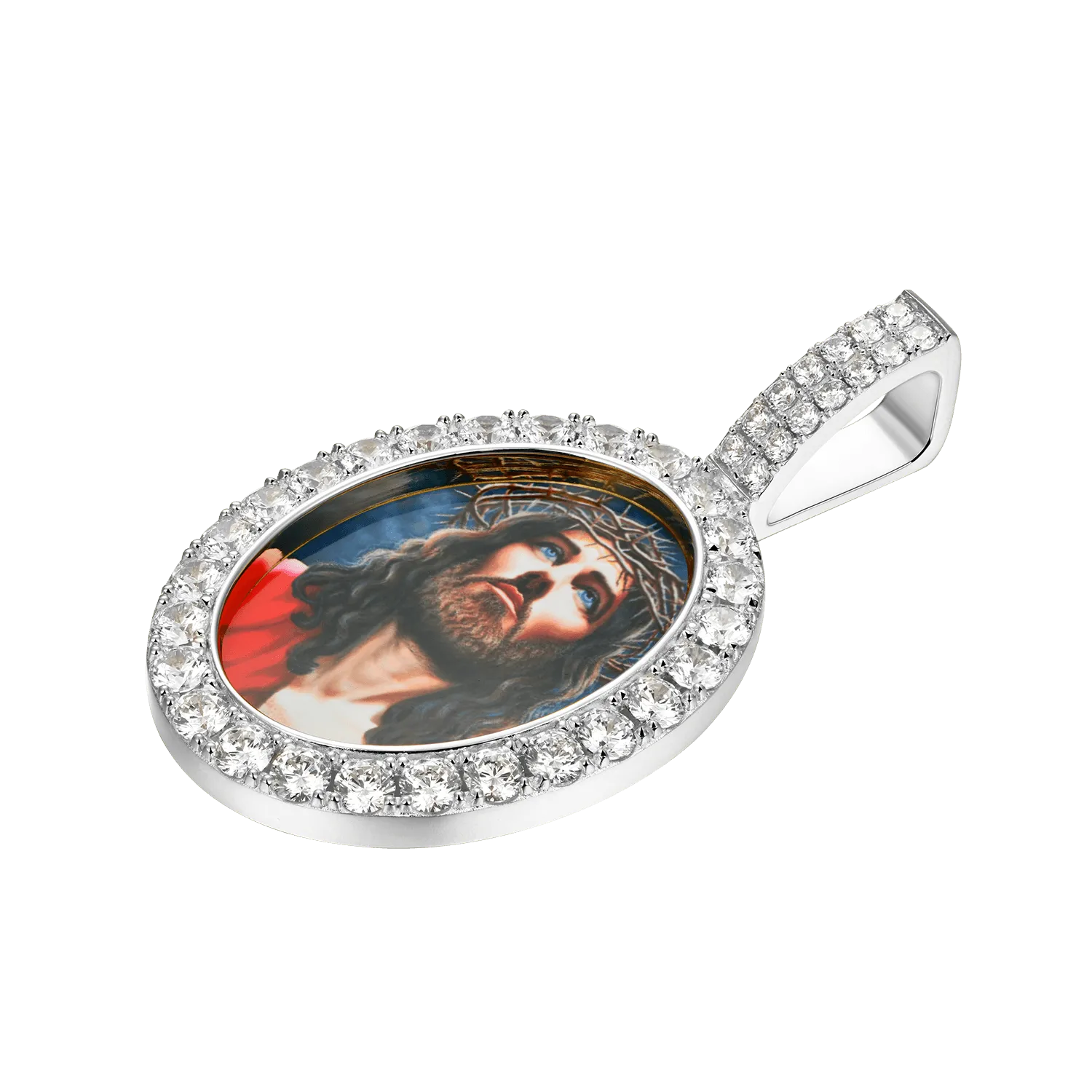 Custom Oval Photo Pendant