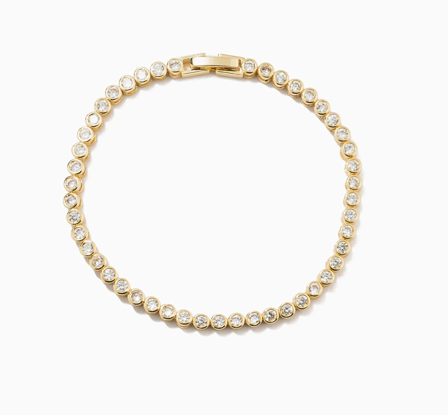 Diamond Tennis Bracelet in Gold