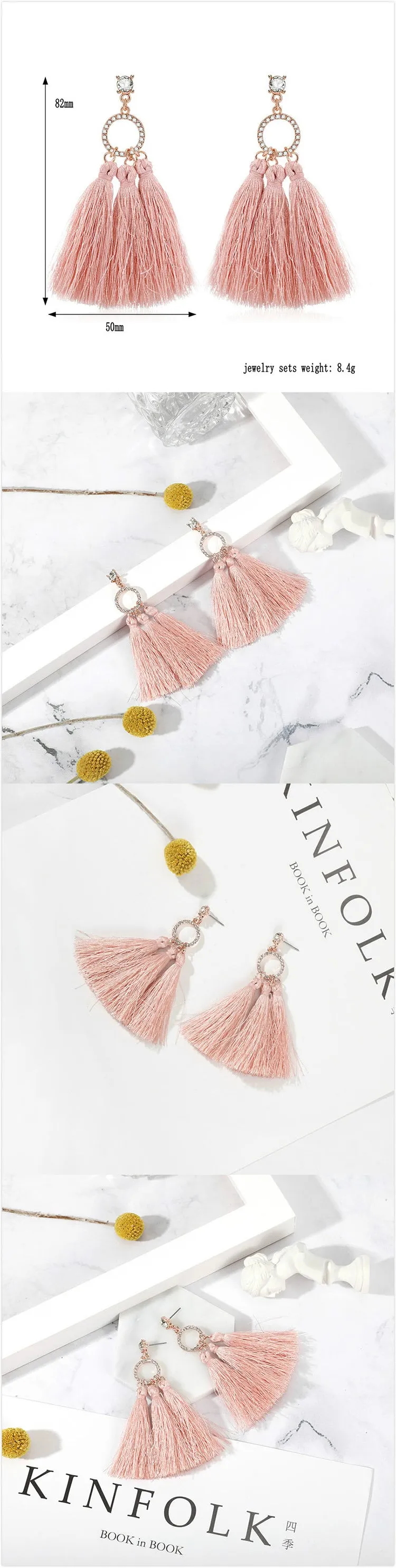 Elyann Tassel Earrings