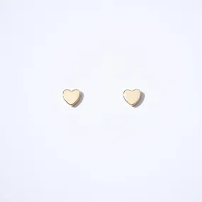 Fine Essentials - Heart Stud Earrings