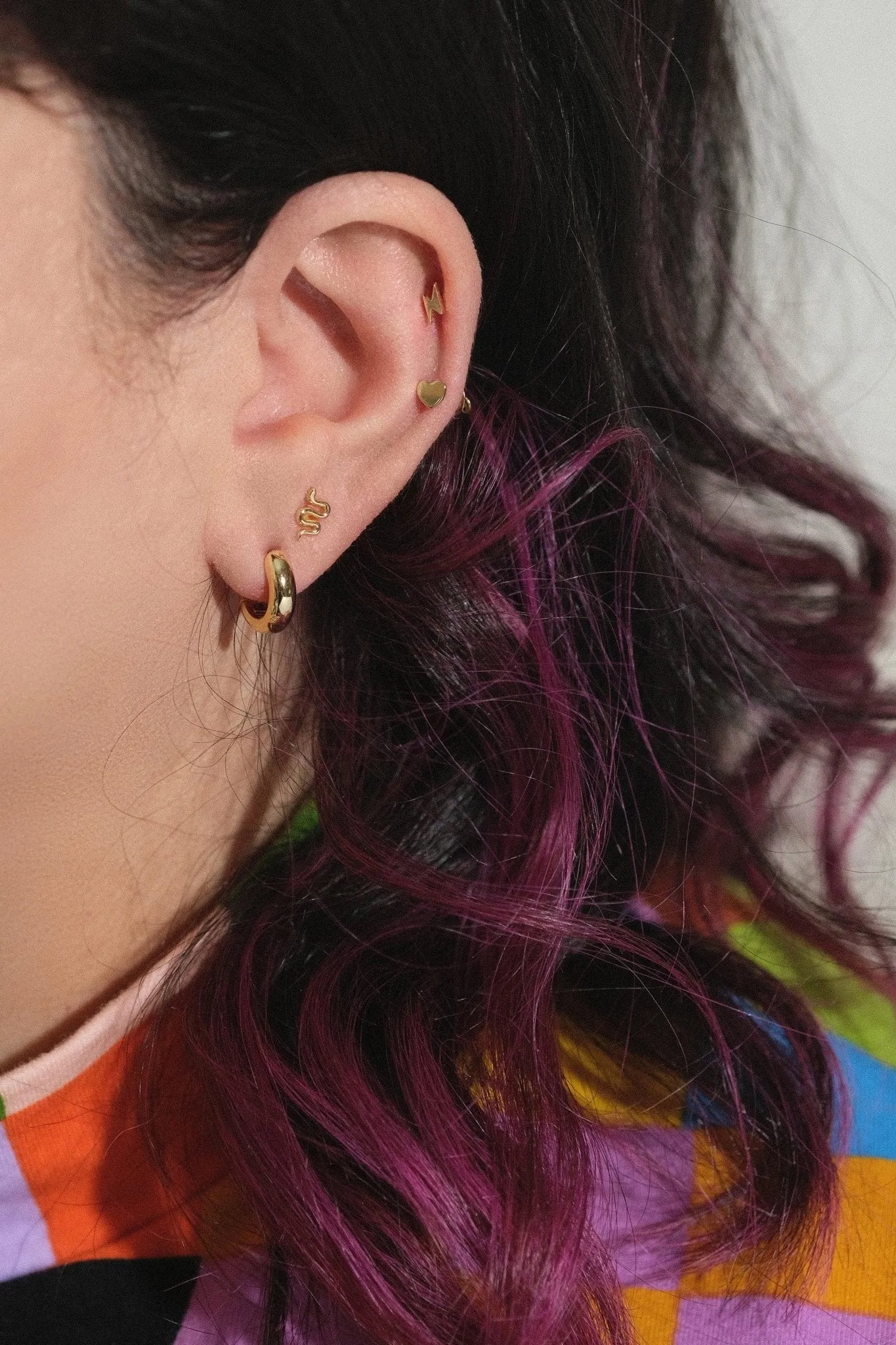 Fine Essentials - Snake Stud Earrings