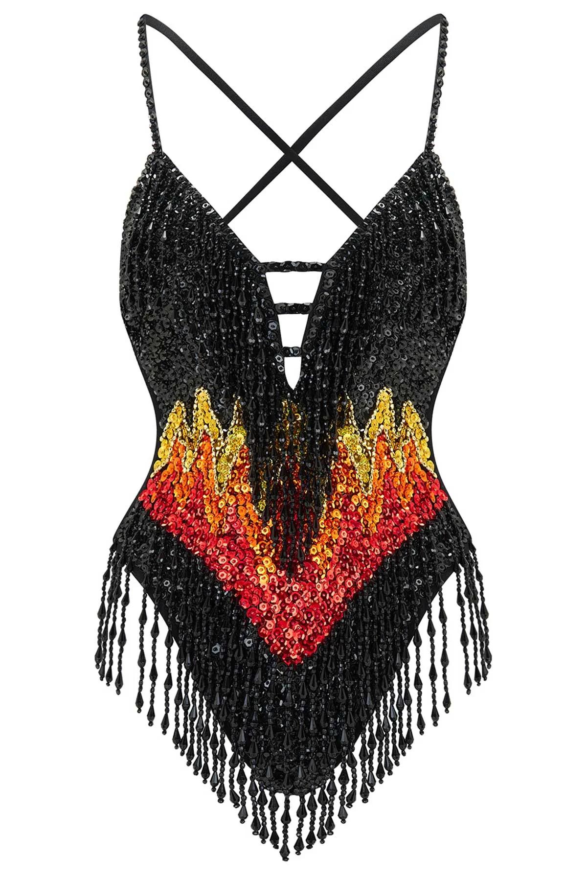 Firestarter Sequin Bodysuit