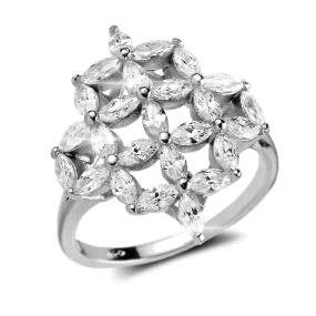 Floretta Rhodium Ring