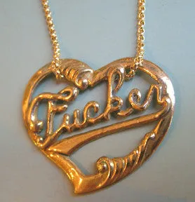 Fucker Heart Necklace