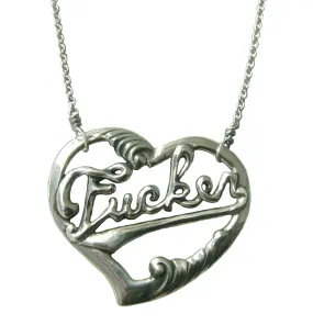 Fucker Heart Necklace