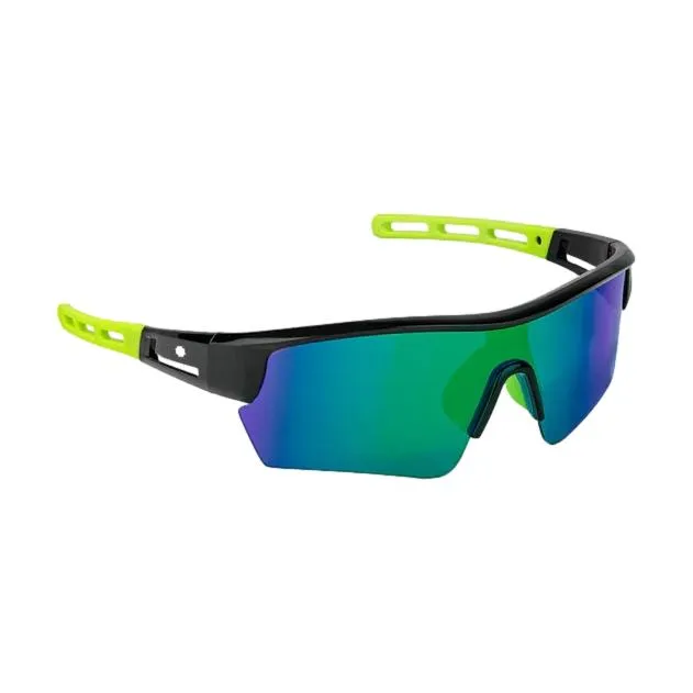 Glassy Waco Black/Green/Green/Mirror Sunglasses