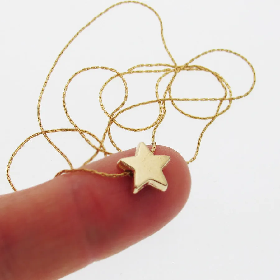 Gold Filled Star Choker Necklace