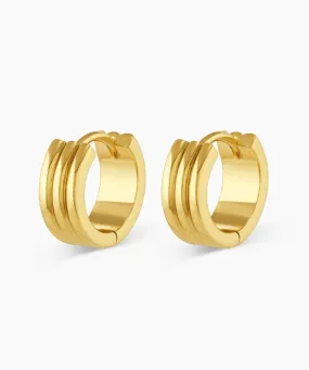 Gorjana Reed Hoops - Gold