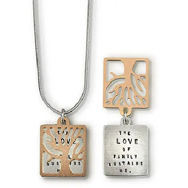 Kathy Bransfield Love Of Family Sustains Me Necklace