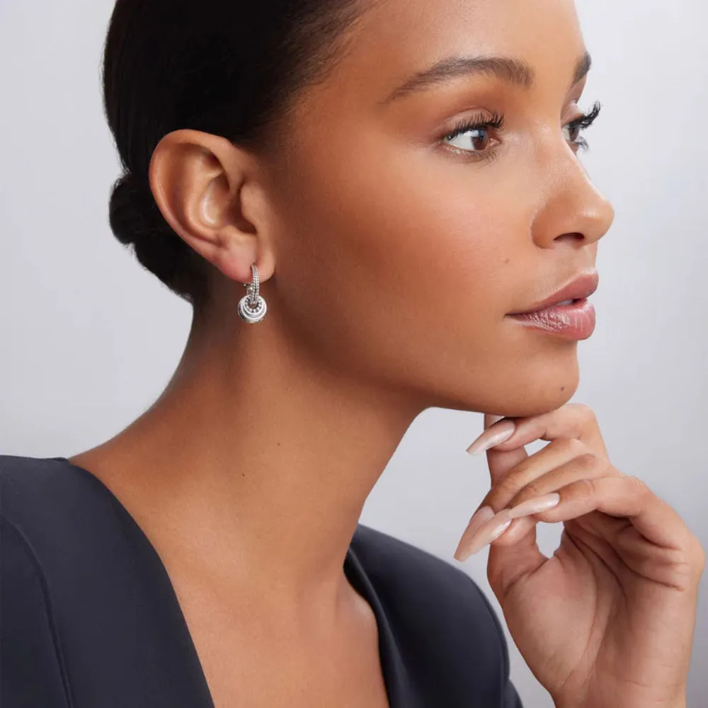 Lagos Signature Caviar Hoop Earrings