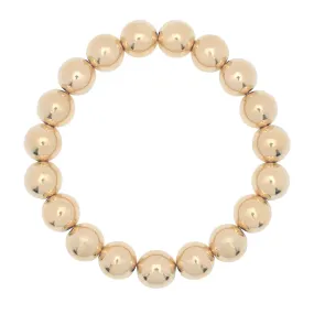 Large Gold Ball Bracelet