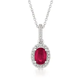 LeVian Ruby and Diamond Necklace