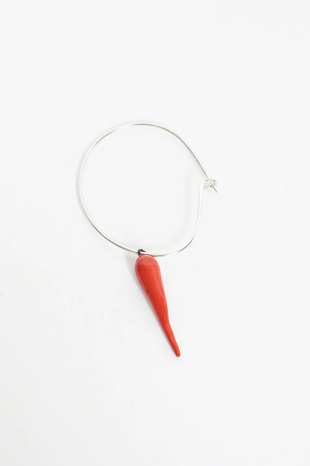 Medium Round Brooch Chilli