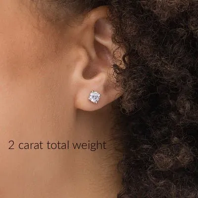 Moissanite Stud Earrings