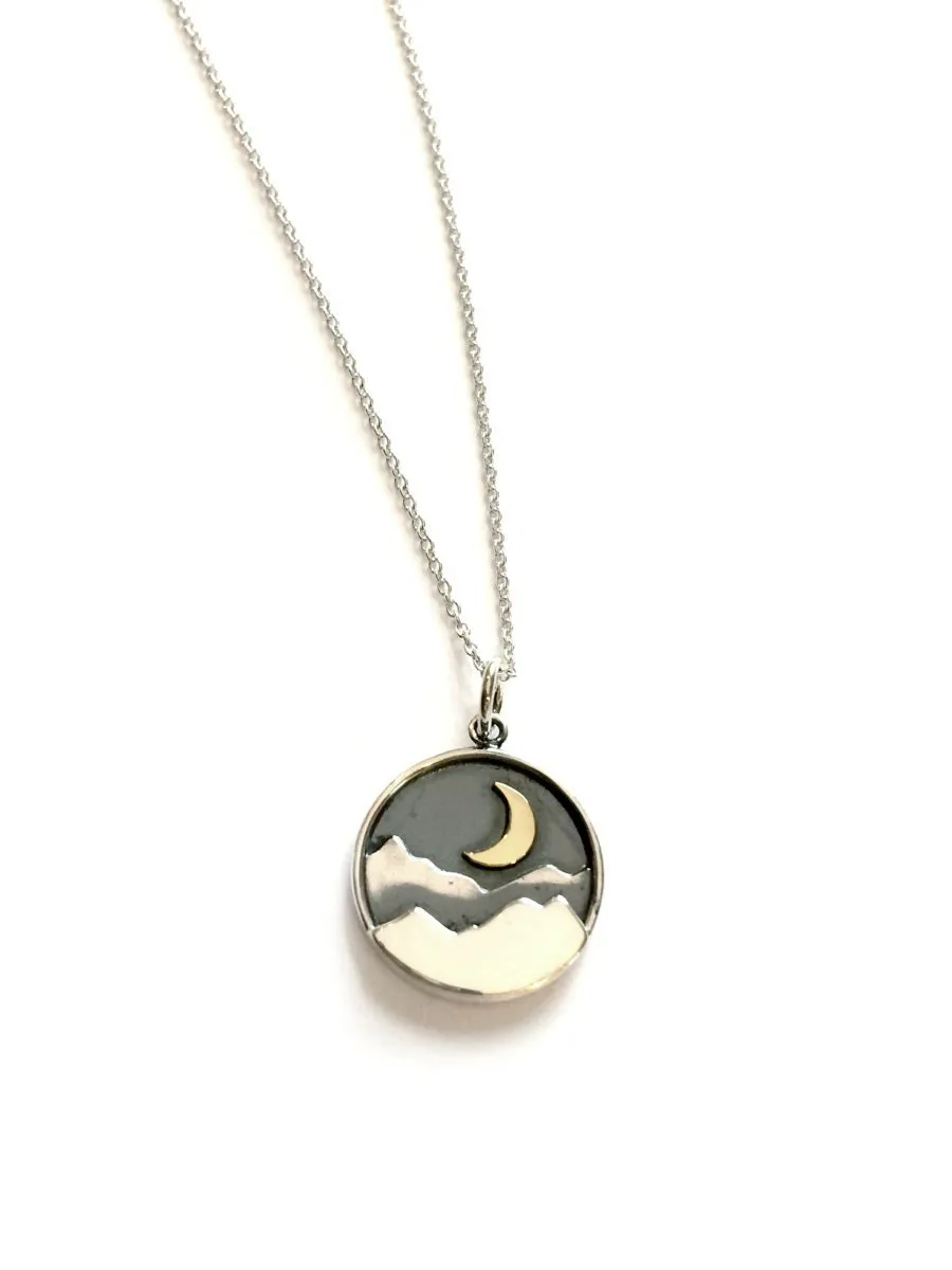 Mountain Moon Necklace