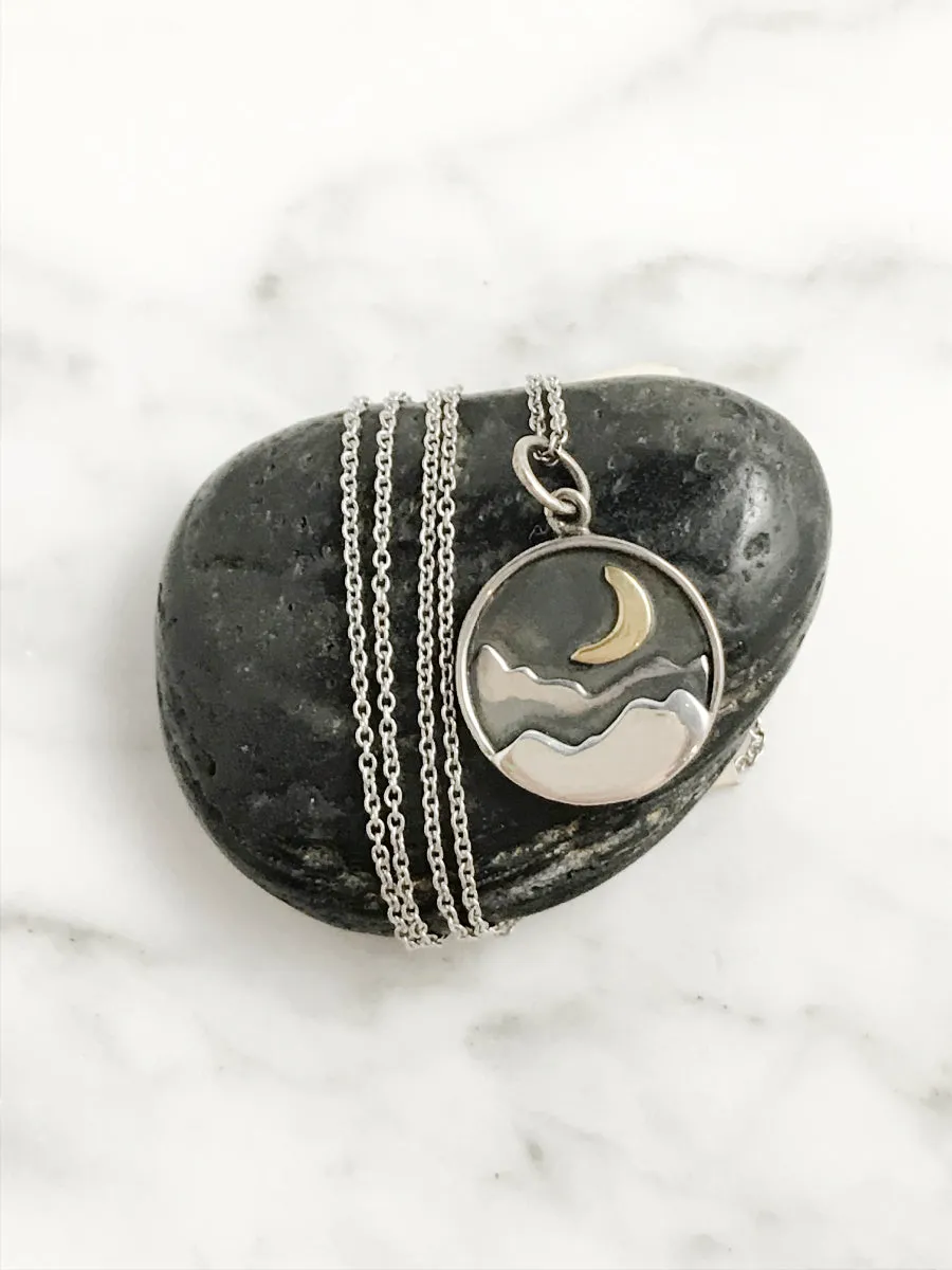 Mountain Moon Necklace