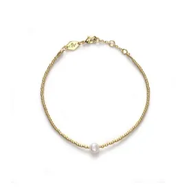 Pearly Bracelet, Gold