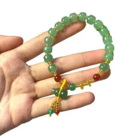 Pretty Green Aventurine Fashion Bracelet