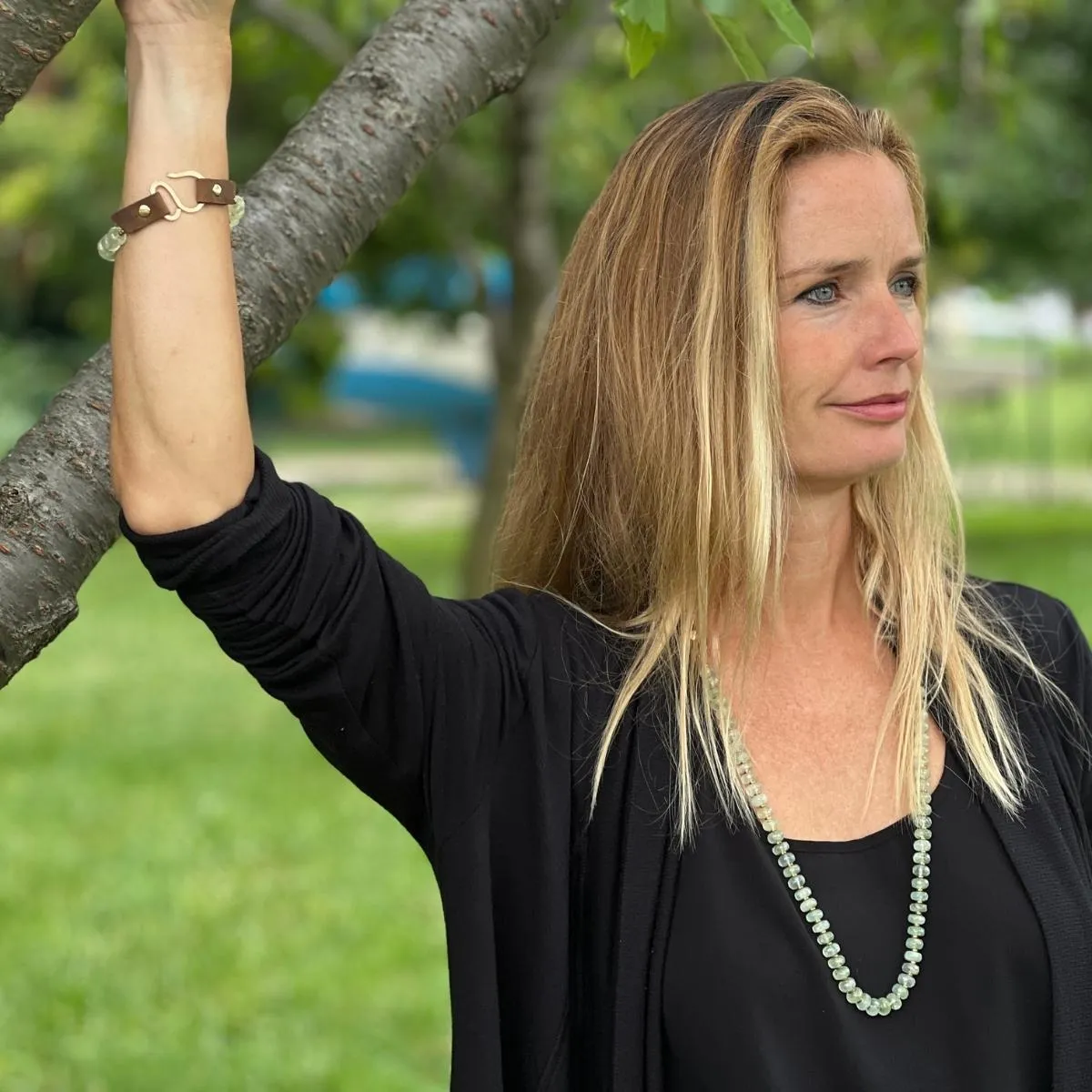 Rooted in Love: Prehnite Necklace