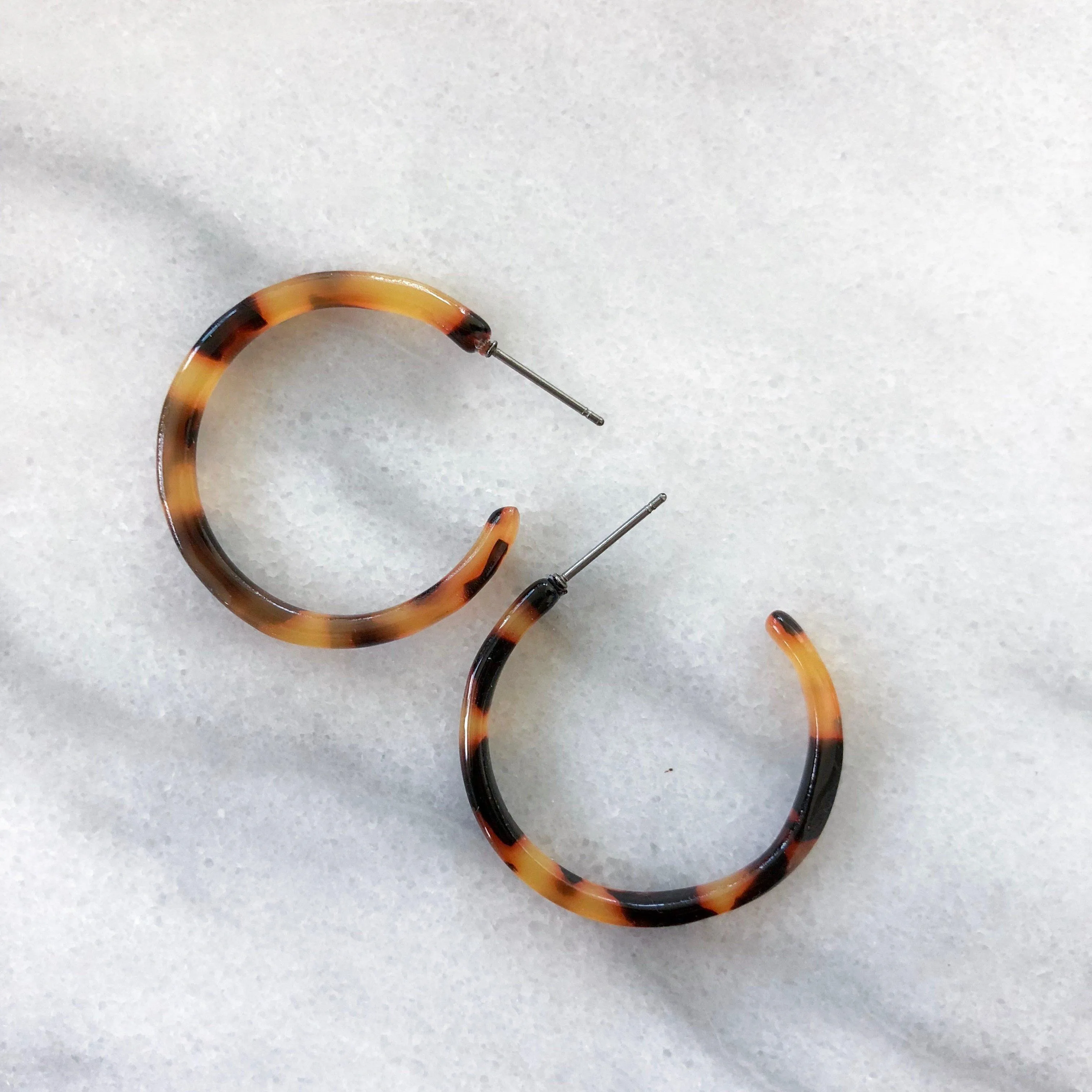 Santa Monica Acetate Earrings - LAST CHANCE / FINAL SALE