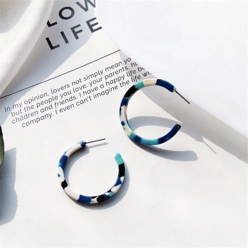 Santa Monica Acetate Earrings - LAST CHANCE / FINAL SALE