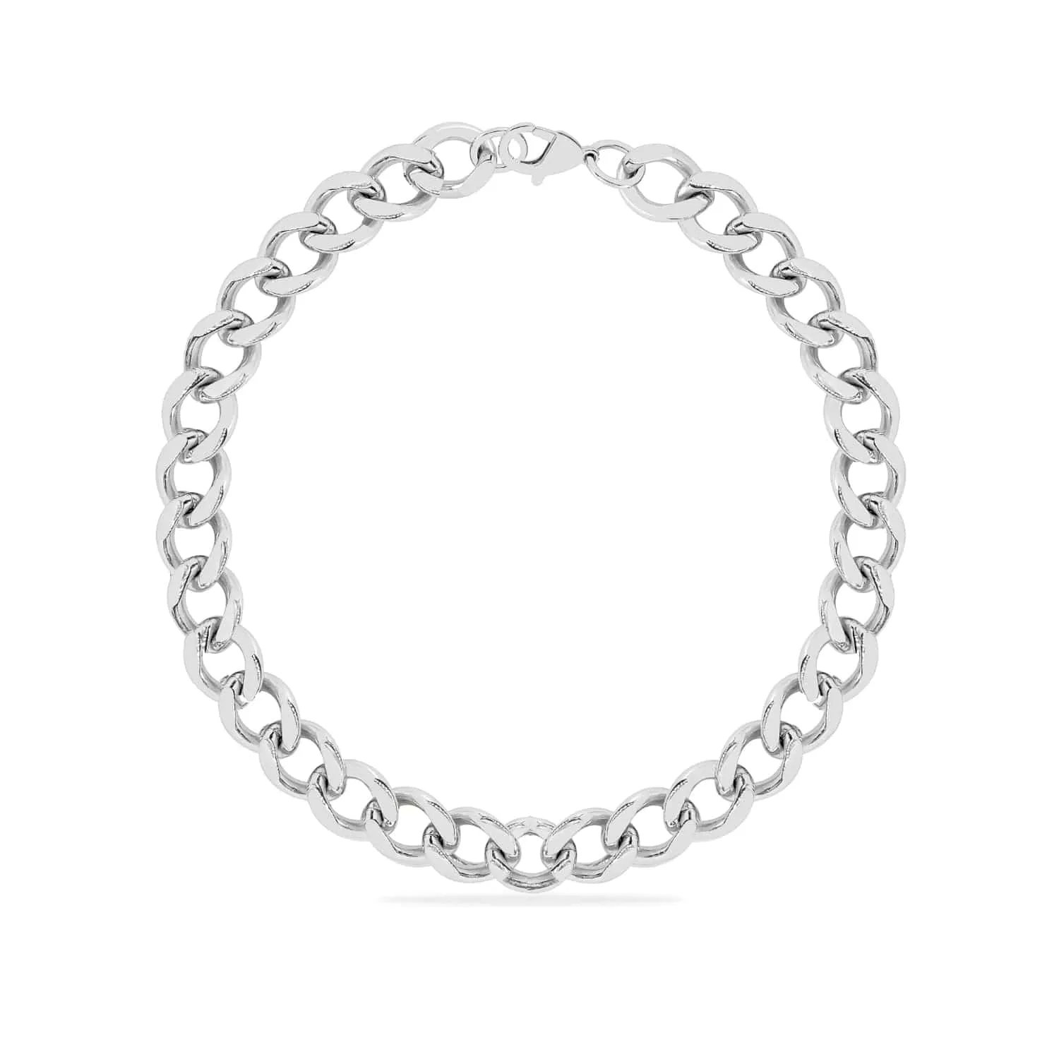 Stainless steel cuban choker necklace