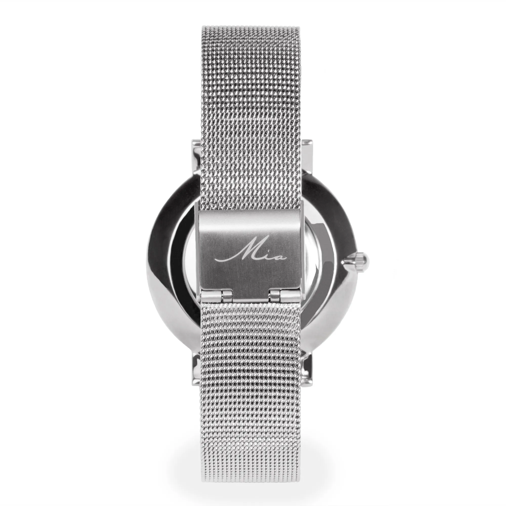 Stainless steel MOP watch