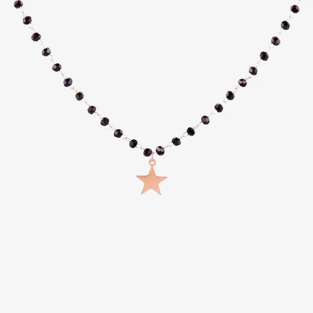 Stainless Steel Star Choker Necklace Women's Jewelry