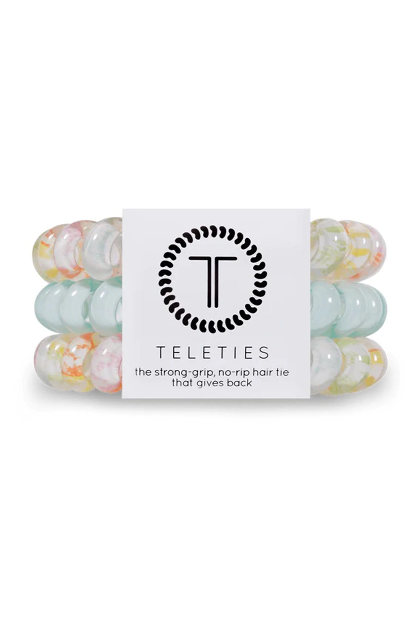 TELETIES Large Hair Ties - Garden Party