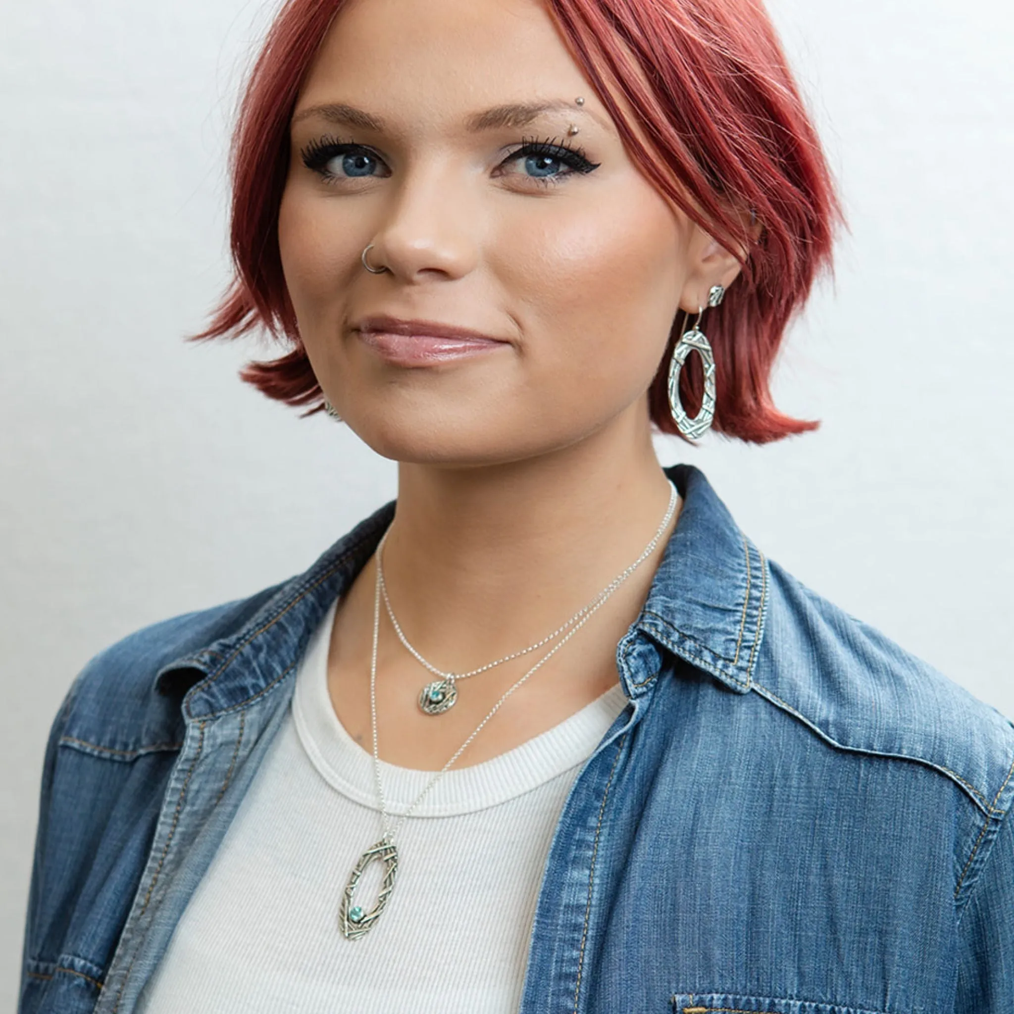 Turquoise Oval Necklace