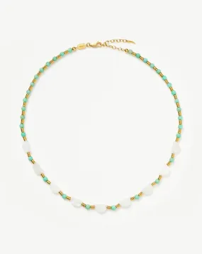 Zenyu Gemstone Beaded Choker